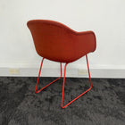Used Muuto Upholstered Tub Chair Meeting Set with Table