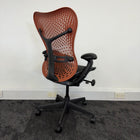 Used Herman Miller Mirra Full Spec with Flexi Front - Orange and Black
