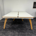Used Fuze White Bench Desk with Cable Tray 1200x800