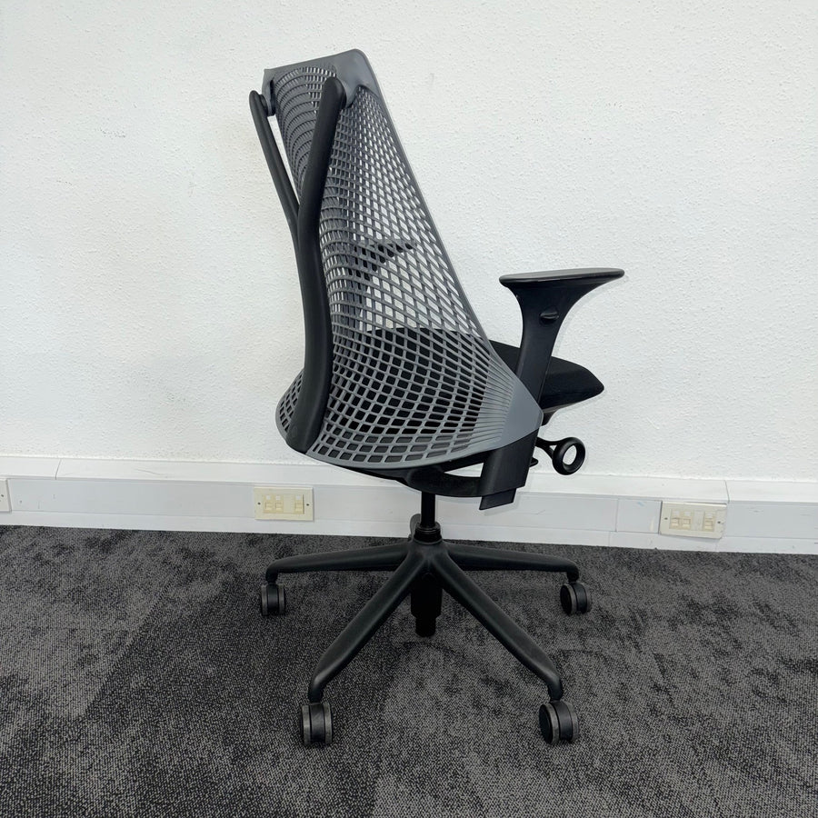 Used Herman Miller Sayl Full Spec - Black and Grey