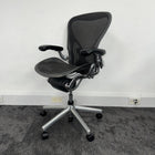 Used Herman Miller Aeron Full Spec Posturefit Lumbar - Chome Edition