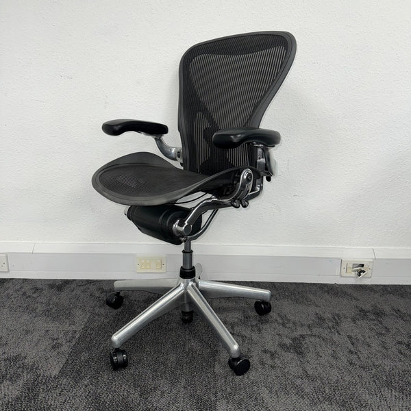 Used Herman Miller Aeron Full Spec Posturefit Lumbar - Chome Edition