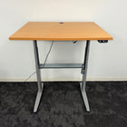 New Space Saving Electric Height Adjustable Desk with Porthole