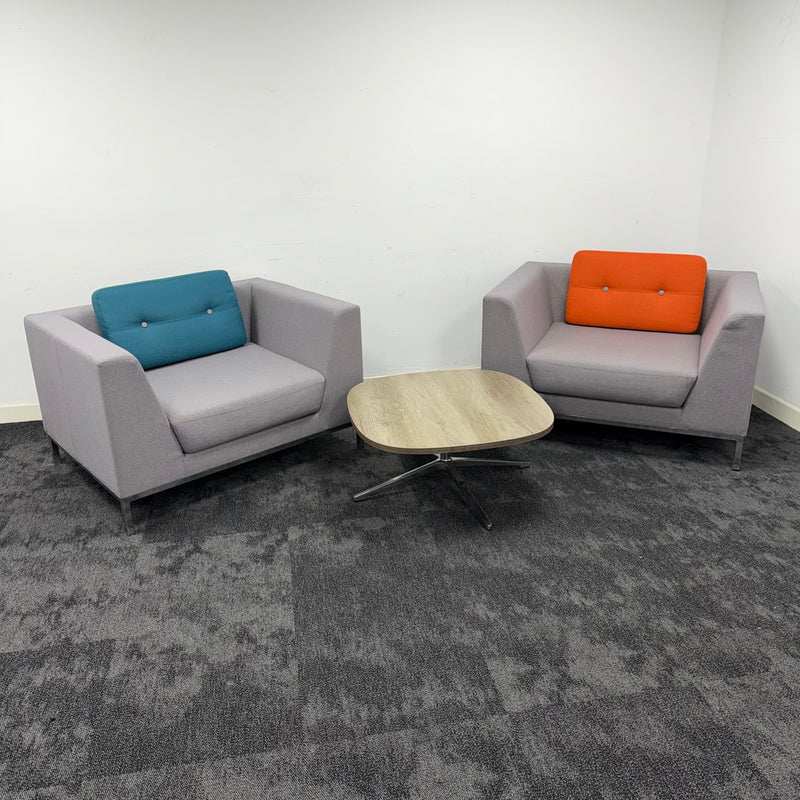 Used Allermuir Octo Breakout Set with Coffee Table