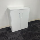 Used Steel Cupboard with Adjustable Shelf and Key