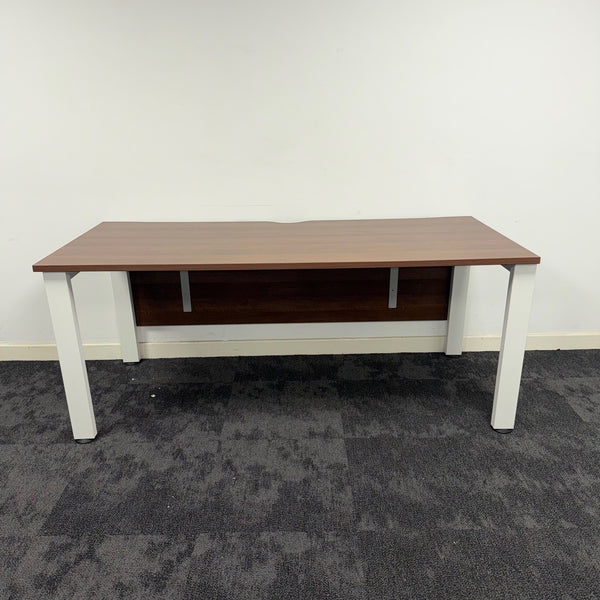 Used Senator Walnut Single Bench Desk