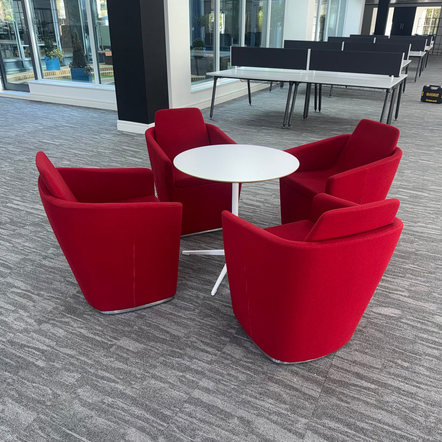 Used Allermuir Armchair Set with Table