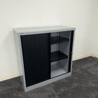 Used Bisley 2 Door Tambour with Key