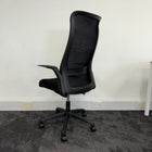 High Back Black Mesh Office Chair with Lumbar
