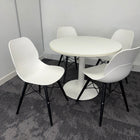 Used Meeting/Canteen Set with 4 Matching Chairs