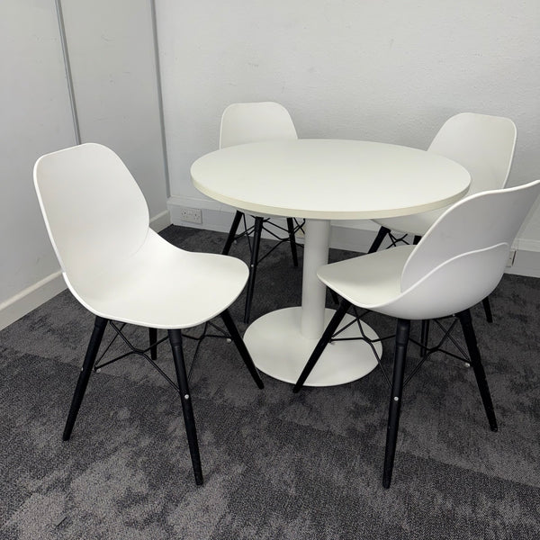 Used Meeting/Canteen Set with 4 Matching Chairs