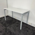 New Cancelled Order White Single Bench Desk 1200x600