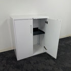 Used Steel Cupboard with Adjustable Shelf and Key