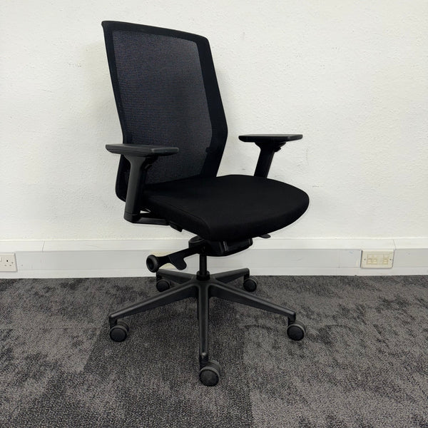 Used Bestuhl J1 Black Mesh Task Chair
