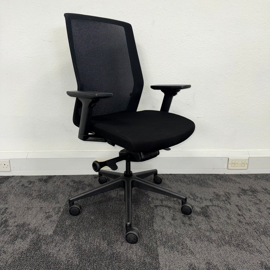 Used Bestuhl J1 Black Mesh Task Chair
