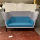 Used High Back Two Tone Two Seater Sofa