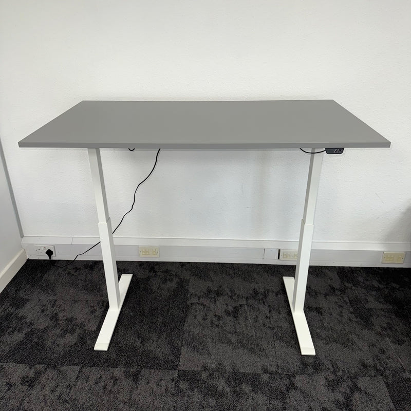 Used Electric Height Adjustable Straight Desk