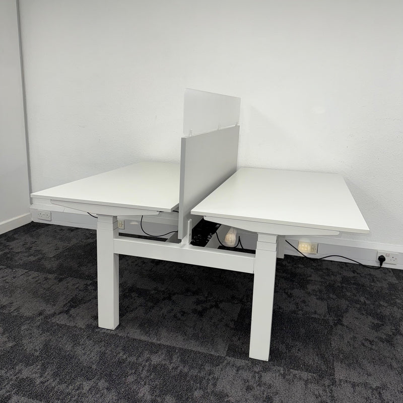 Used Steelcase Migration Electric Height Adjustable Bench Desk