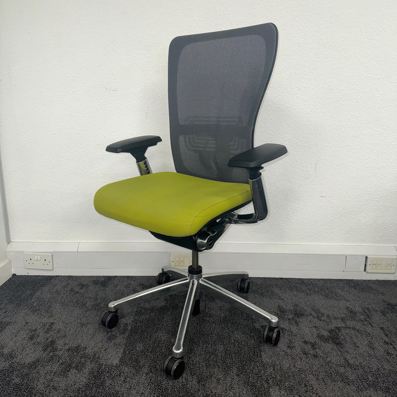 Used Haworth Zody Mesh Fully Adjustable Task Chair - Chrome Edition