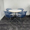 Used Canteen Set with Round Table and 4 Chairs