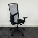 NEW Fully Adjustable Task Chair with Grey Mesh Back