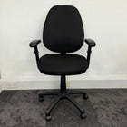 Used Black Fabric Adjustable Task Chair