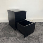 Used Black 3 Draw Mobile Pedestal