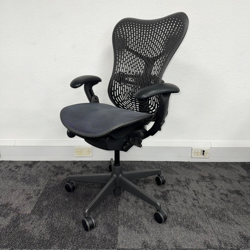 Used Herman Miller Mirra Full Spec - Dark Blue Seat