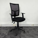 Used Ocee Design Goal Black Mesh Task Chair