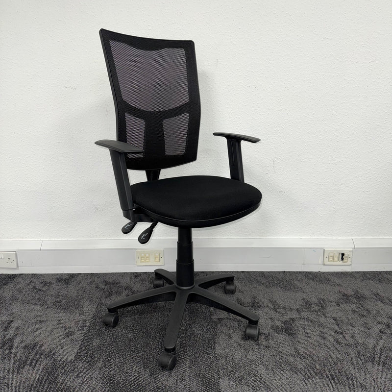 Used Ocee Design Goal Black Mesh Task Chair