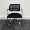 Used Moventi Black Mesh Meeting Chair