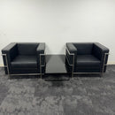 Used Le Corbusier Style Reception Set with Coffee Table