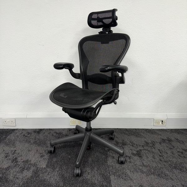 Used Herman Miller Aeron with Headrest