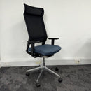 Used Elite I-Sit Task Chair with Headrest