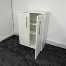 Used White Cupboard with 2 Shelves