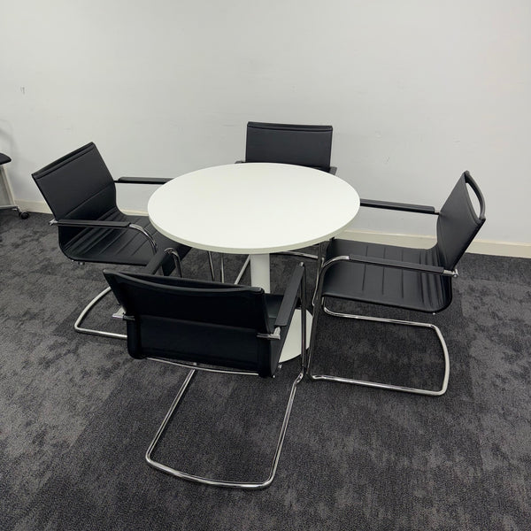 Used ICF Meeting Table Set with 4 Chairs