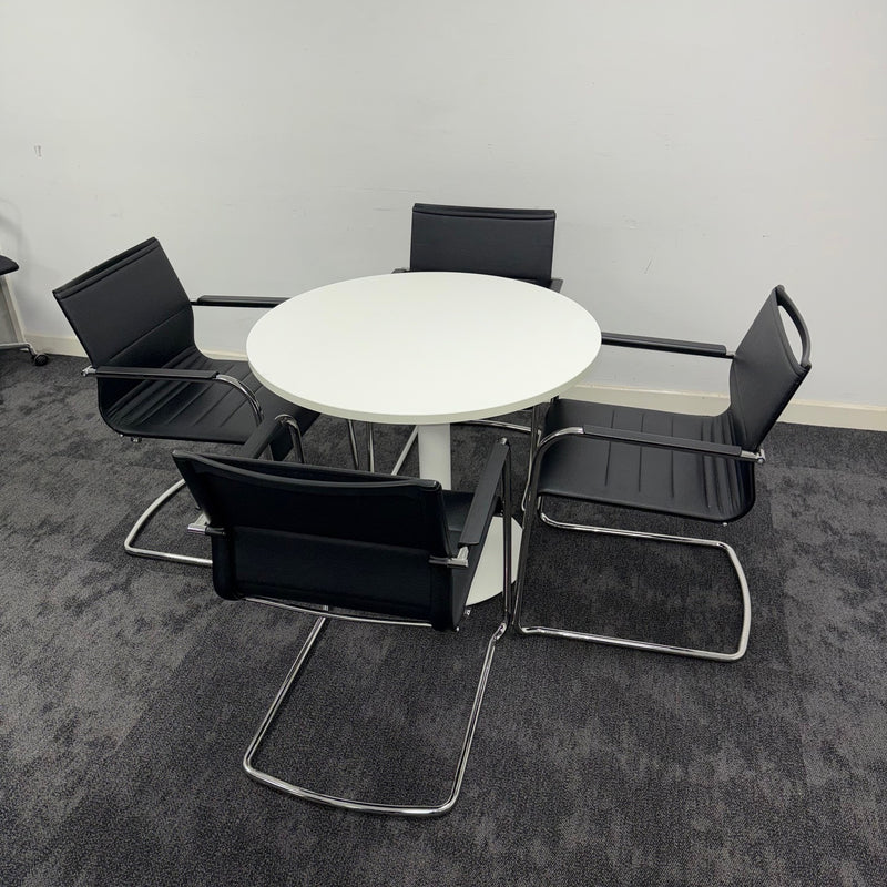 Used ICF Meeting Table Set with 4 Chairs
