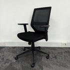 Used Black Mesh Task Chair with Adjustable Lumbar Support