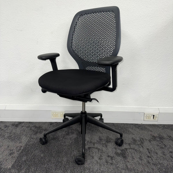 Reupholstered Orangebox Ara Task Chair