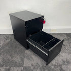 New Black Steel 3 Draw Mobile Pedestal