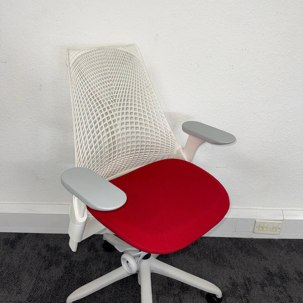 Used Herman Miller Sayl Full Spec with 3D Arms - RED
