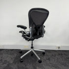 Used Herman Miller Aeron Full Spec Posturefit Lumbar - Chome Edition