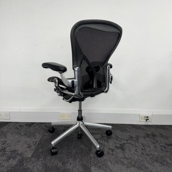 Used Herman Miller Aeron Full Spec Posturefit Lumbar - Chome Edition