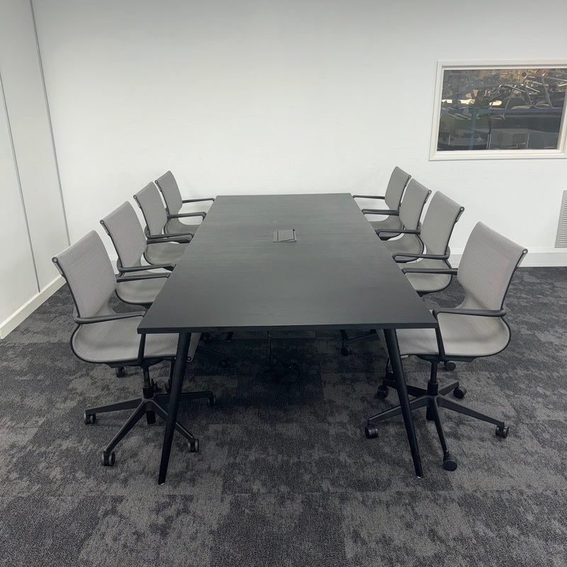 Used Verco Meeting Table Bundle with Power