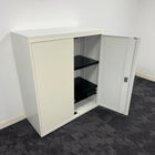 Used Senator Off White Steel Storage Cupboard