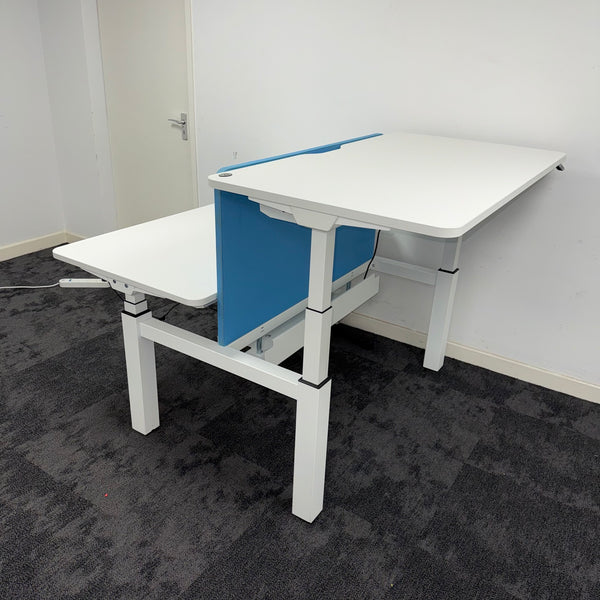 Used Dual Motor Back To Back Height Adjustable Desk
