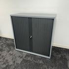 Used Mid-Height Tambour Storage Unit with Key