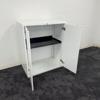 Used Steel Cupboard with Adjustable Shelf and Key