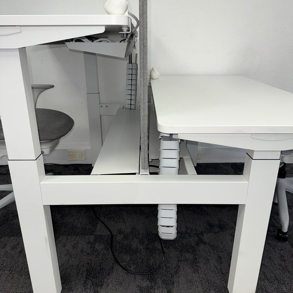 Used Herman Miller Ratio Double Electric Desk - Fully Loaded
