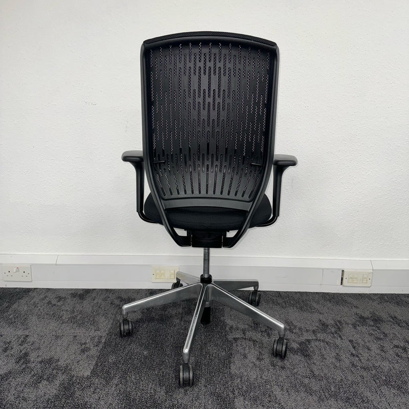 Used Steelcase Evolve Black Mesh Task Chair